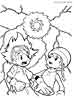 Cardcaptor Sakura color page, cartoon coloring pages picture print