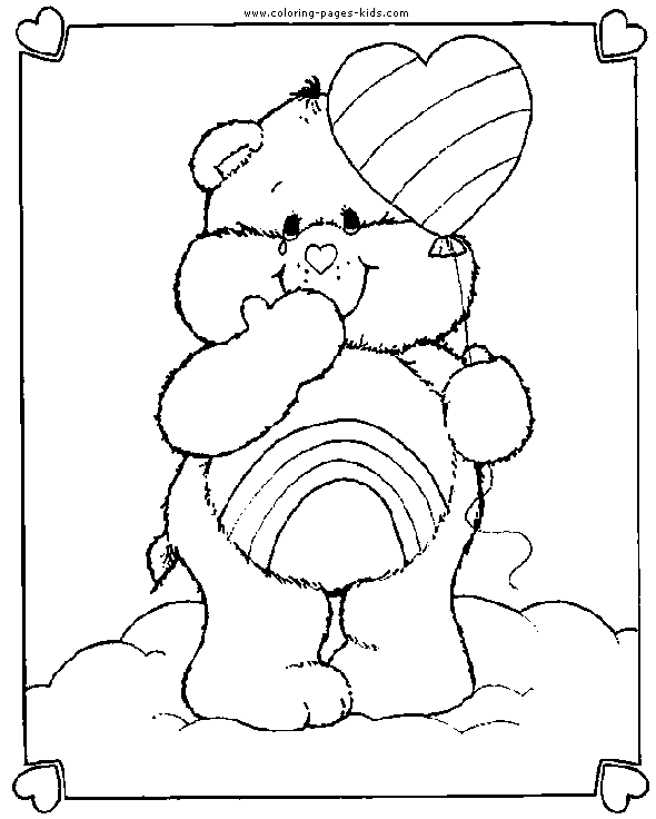 cartoon bears coloring pages - photo #38