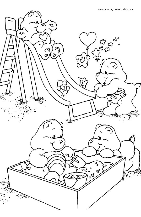 halloween care bears coloring pages - photo #44
