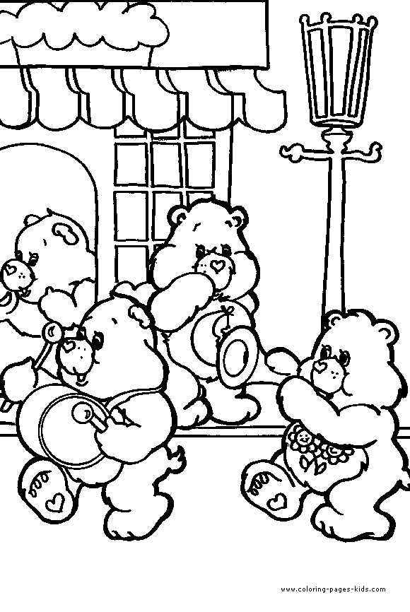 Care Bear color page, care bears, cartoon characters coloring pages, color plate, coloring sheet,printable coloring picture