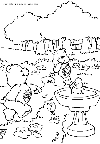 Care Bears coloring book printable
