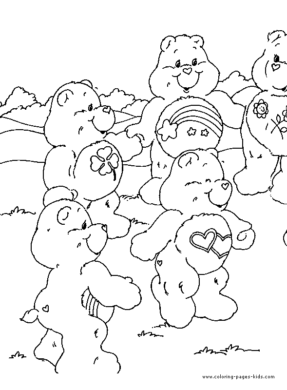 Care Bear coloring page 