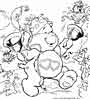 Care Bears color page, cartoon coloring pages picture print