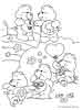 Care Bears party coloring page