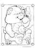 Care Bears color page, cartoon coloring pages picture print