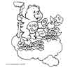 Care Bears color page, cartoon coloring pages picture print