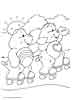 Care Bears color page, cartoon coloring pages picture print