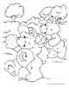 Care Bears color page, cartoon coloring pages picture print