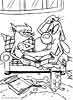CatDog color page, cartoon coloring pages picture print