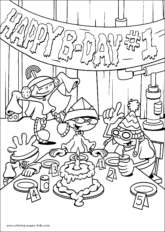 Kids Next Door color page cartoon characters coloring pages, color plate, coloring sheet,printable coloring picture