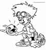 Digimon color page, cartoon coloring pages picture print