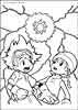 Digimon color page, cartoon coloring pages picture print