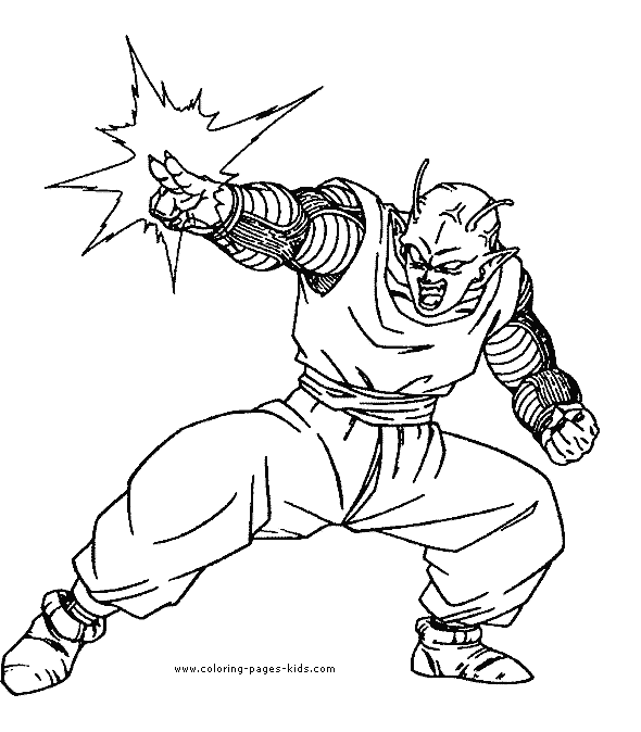 Dragon Ball Z Characters And Pictures. Dragon Ball Z Coloring pages