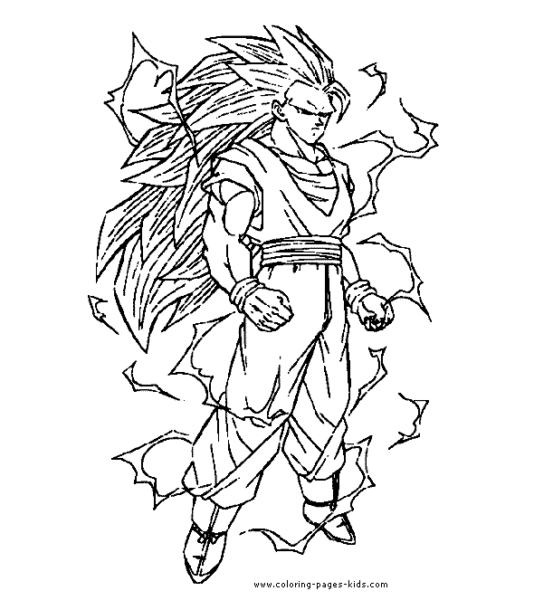 Vegeta Dragon Ball Z color page, cartoon characters coloring pages, color plate, coloring sheet,printable coloring picture
