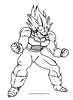 Dragon Ball Z cartoon coloring pages, 