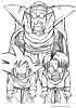 Dragon Ball Z color page, cartoon coloring pages picture print