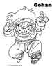 Dragon Ball Z color page, cartoon coloring pages picture print