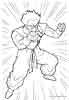 Dragon Ball Z color page, cartoon coloring pages picture print