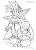 Dragon Ball Z color page, cartoon coloring pages picture print