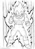 Dragon Ball Z color page, cartoon coloring pages picture print