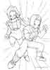 Dragon Ball Z color page, cartoon coloring pages picture print