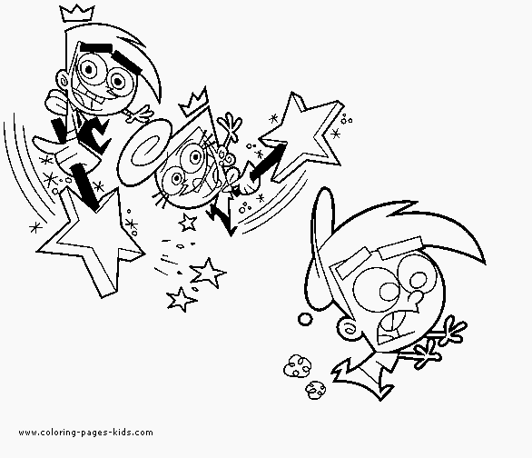 fairy oddparents coloring pages - photo #20