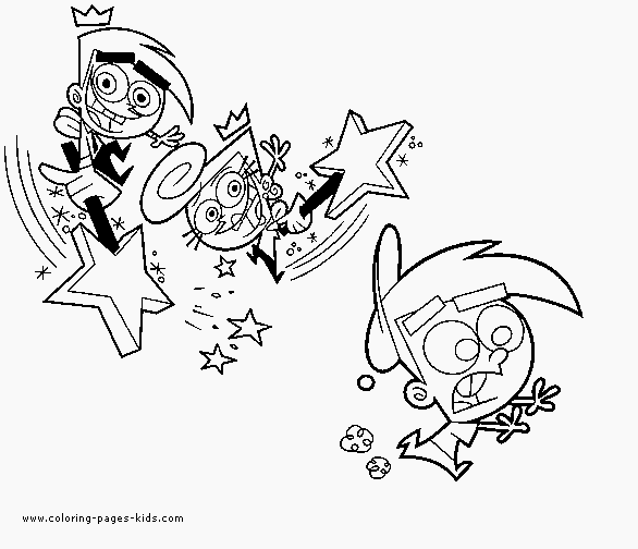 fairly odd parents coloring pages games kids - photo #31