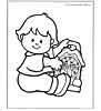 Fisher Price color page, cartoon coloring pages picture print