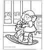 Fisher Price color page, cartoon coloring pages picture print
