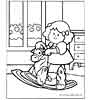 Fisher Price color page, cartoon coloring pages picture print