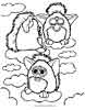 Furbies, color page, cartoon coloring pages picture print