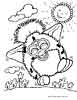 Furbies, color page, cartoon coloring pages picture print