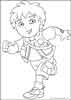 Go Diego Go color page, cartoon coloring pages picture print