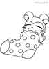 Hamtaro color page, cartoon coloring pages picture print