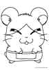 Hamtaro color page, cartoon coloring pages picture print