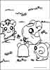 Hamtaro color page, cartoon coloring pages picture print