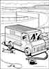 Hot Wheels color page, cartoon coloring pages picture print