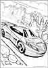 Hot Wheels color page, cartoon coloring pages picture print