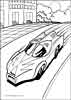 Hot Wheels color page, cartoon coloring pages picture print