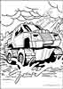 Hot Wheels color page, cartoon coloring pages picture print