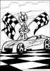 Hot Wheels color page, cartoon coloring pages picture print