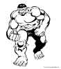 Hulk color page, cartoon coloring pages picture print