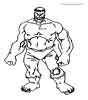 Hulk color page, cartoon coloring pages picture print