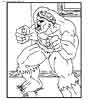 Hulk color page, cartoon coloring pages picture print
