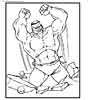 Hulk color page, cartoon coloring pages picture print