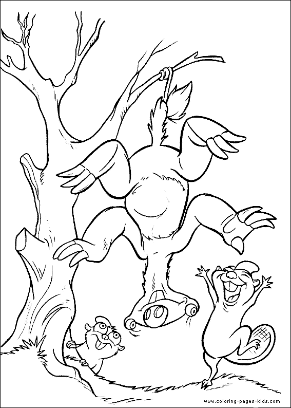 ice age characters coloring pages - photo #7