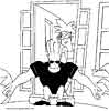 Johnny Bravo color page, cartoon coloring pages picture print