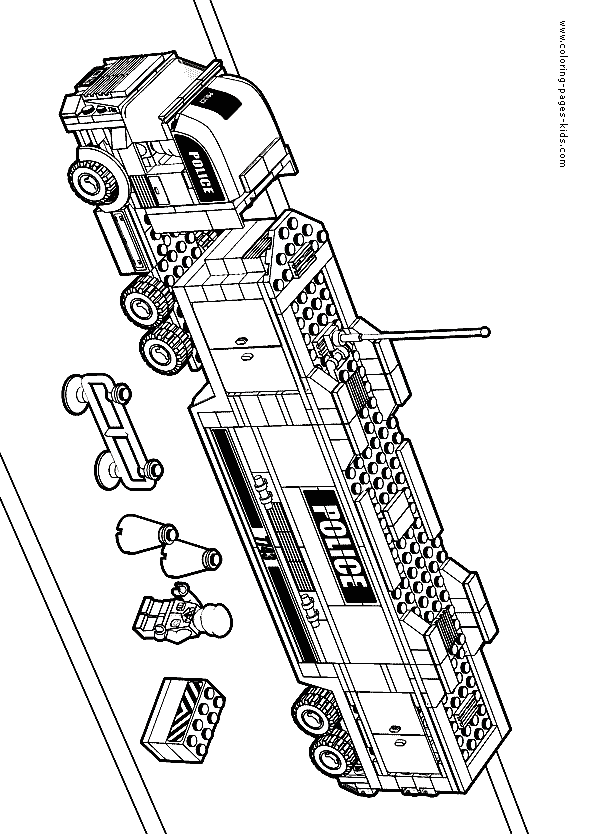 Lego color page, cartoon characters coloring pages, color plate, 