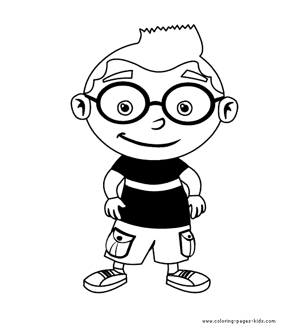 Little Einsteins color page cartoon characters coloring pages