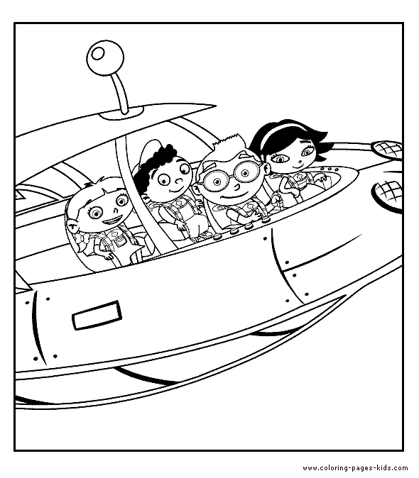 Little Einsteins color page